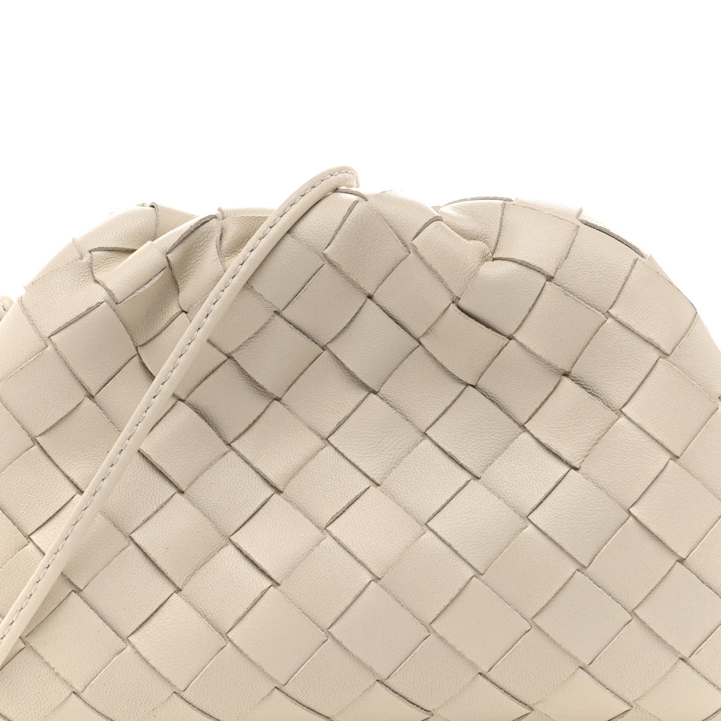 Nappa Intrecciato The Mini Pouch Chalk