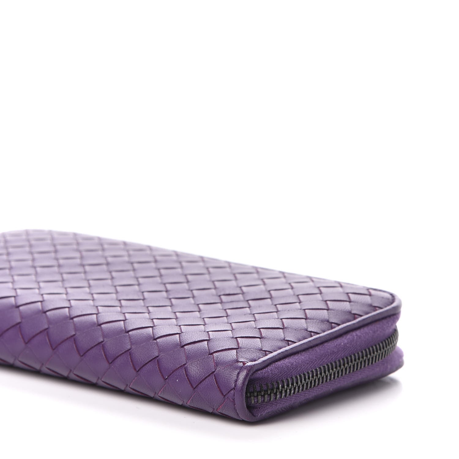 Bottega Veneta Nappa Intrecciato Zip Around Wallet Monalisa 9 of 9