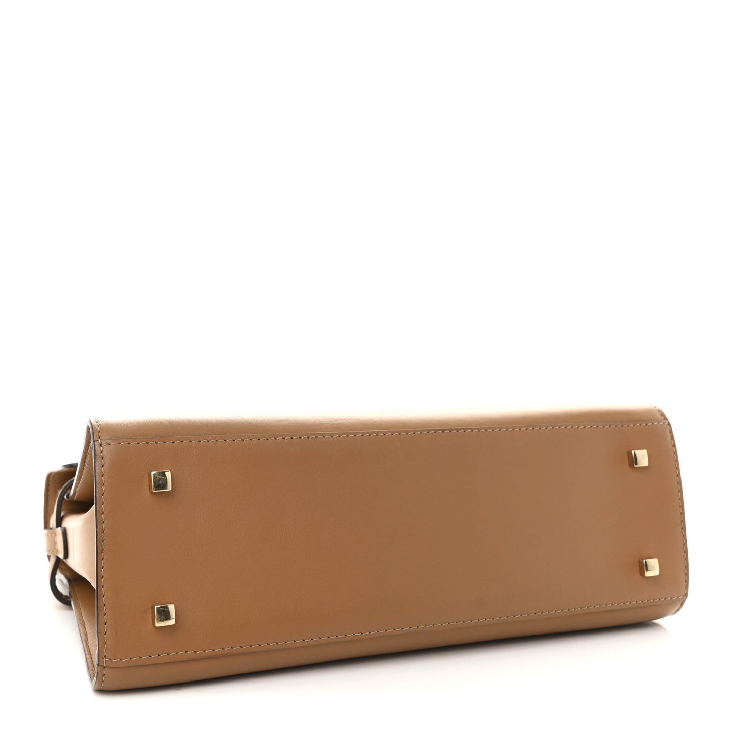 Calfskin MM Tempete Satchel Camel