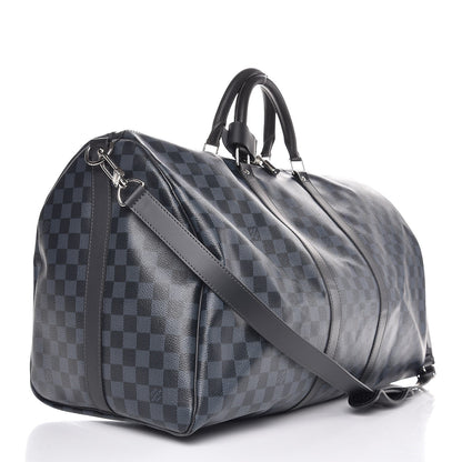 Louis Vuitton Damier Cobalt Keepall Bandouliere 55 4 of 8