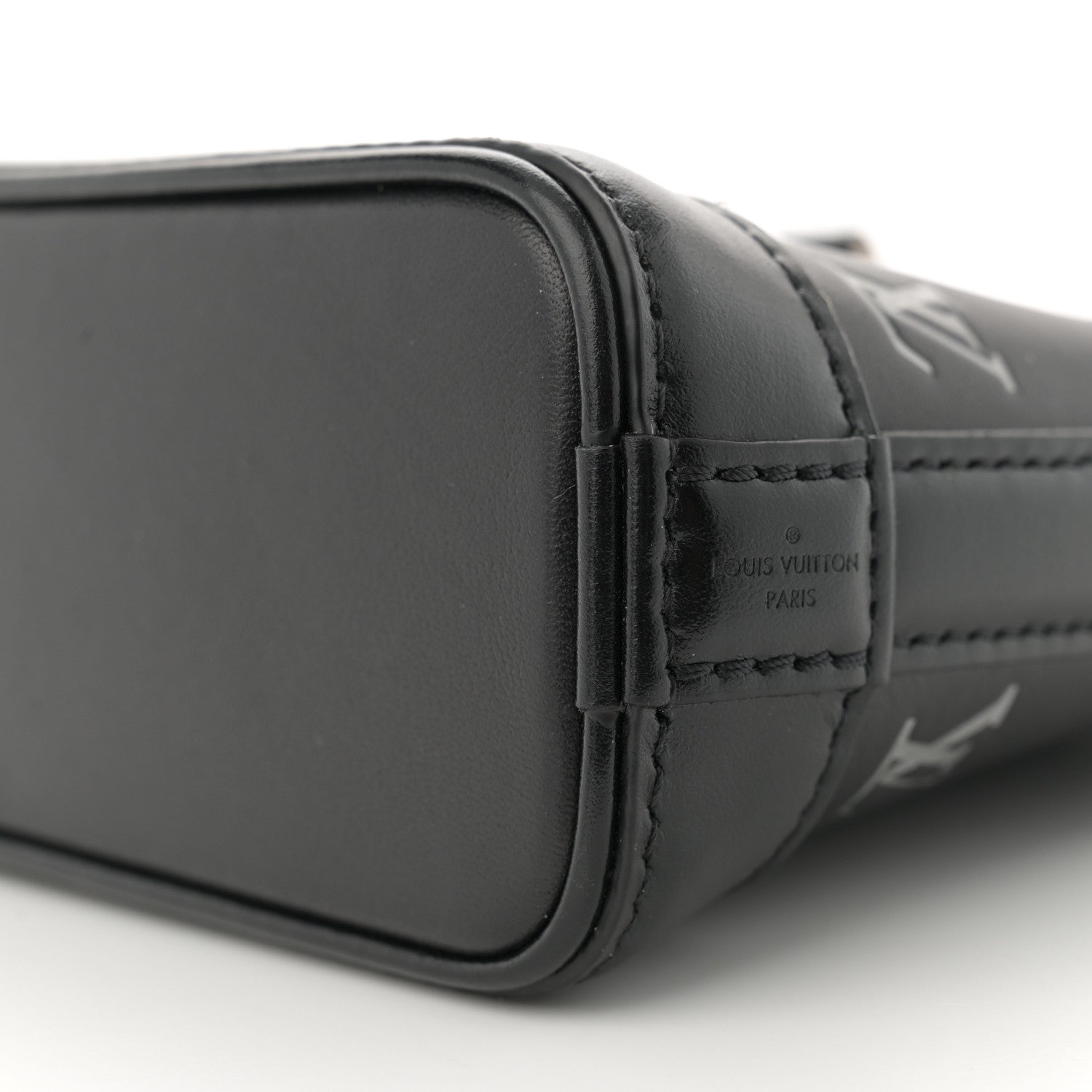 Louis Vuitton Nano Alma Black Silver 9 of 10