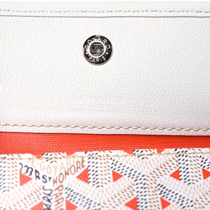 Goyard Goyardine Saint Louis Claire Voie PM White Orange 6 of 9