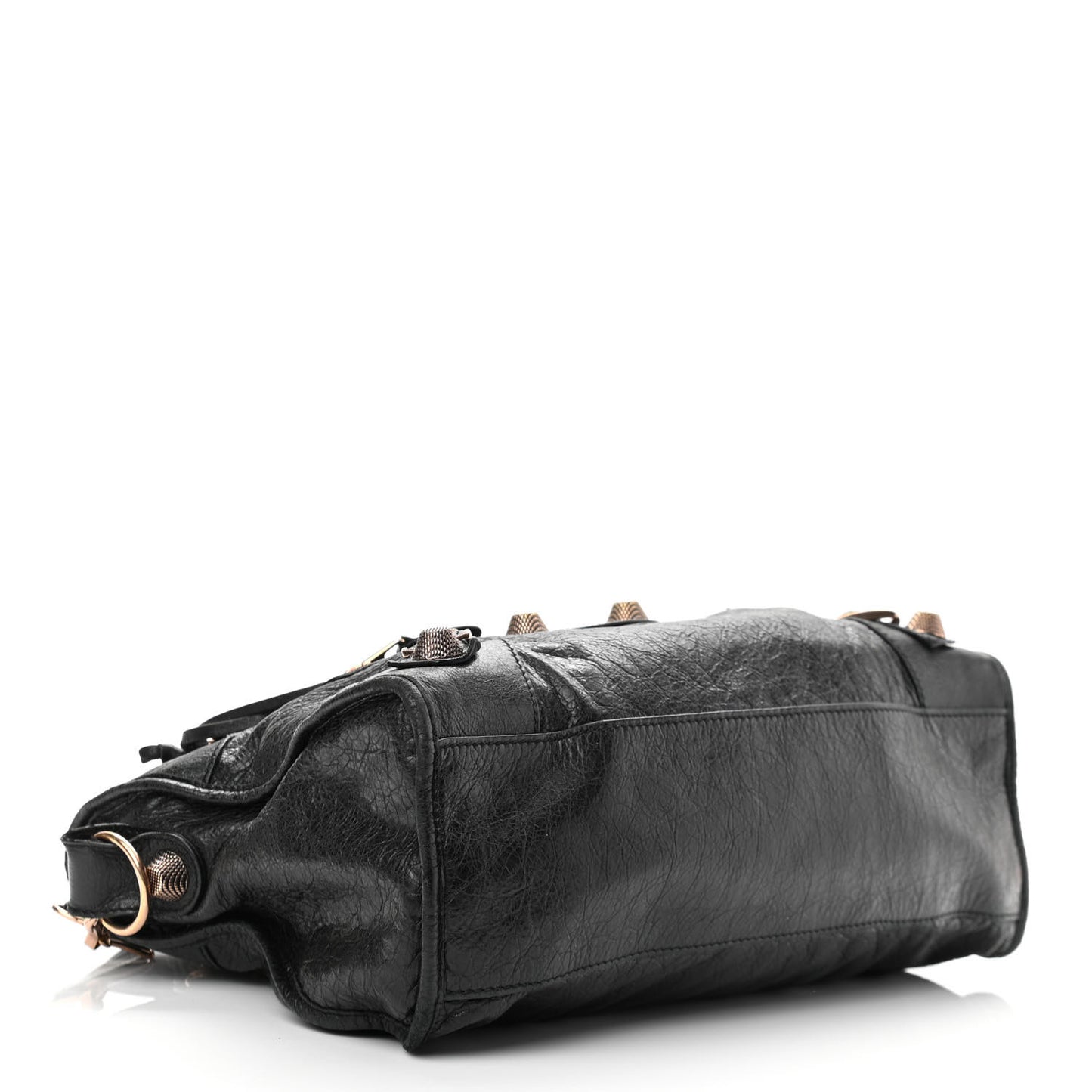 Agneau Giant 21 Rose Gold Hardware City Black