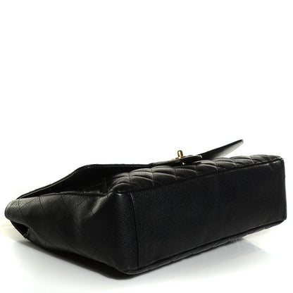 Chanel Caviar Quilted Maxi Single Flap Black 4 of 8