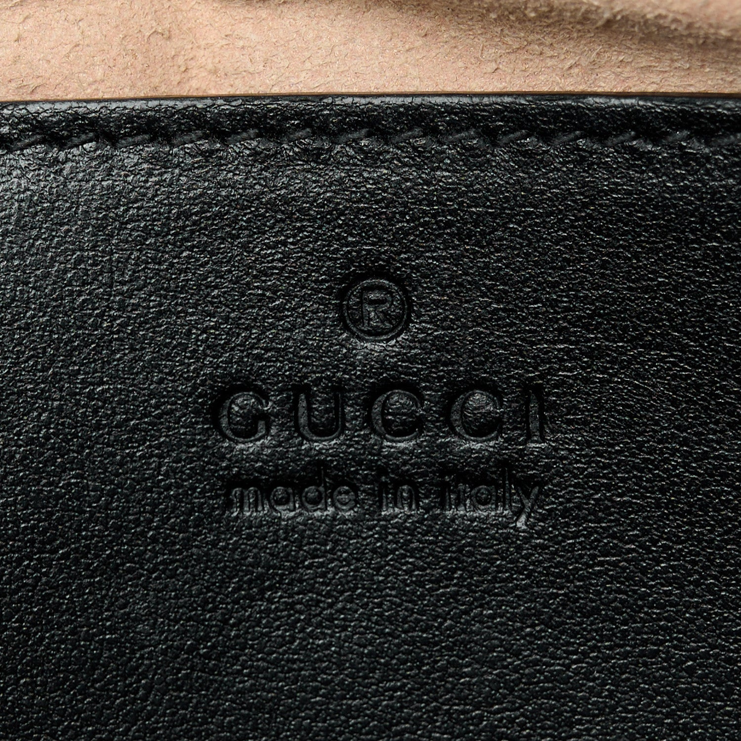 Gucci Calfskin Matelasse Aria Small GG Marmont Chain Shoulder Bag Black 6 of 10