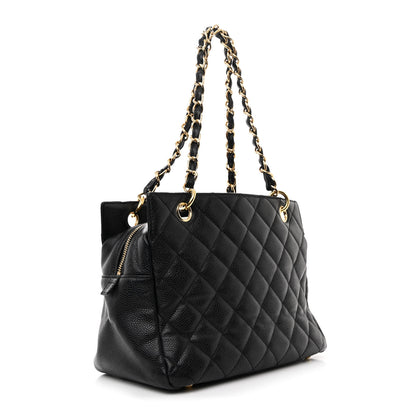 Chanel Caviar Quilted Petit Timeless Tote PTT Black 3 of 11
