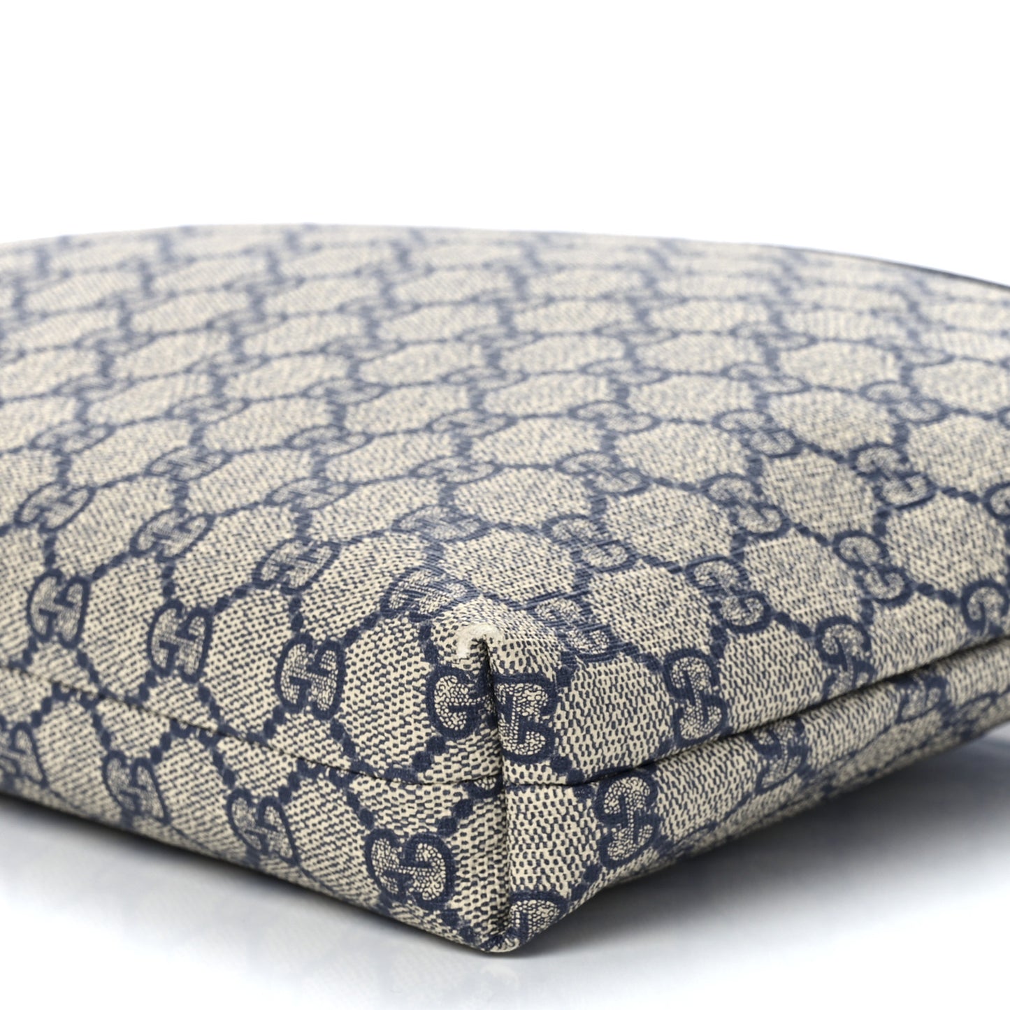 GG Plus Monogram Medium Flat Messenger Bag Navy