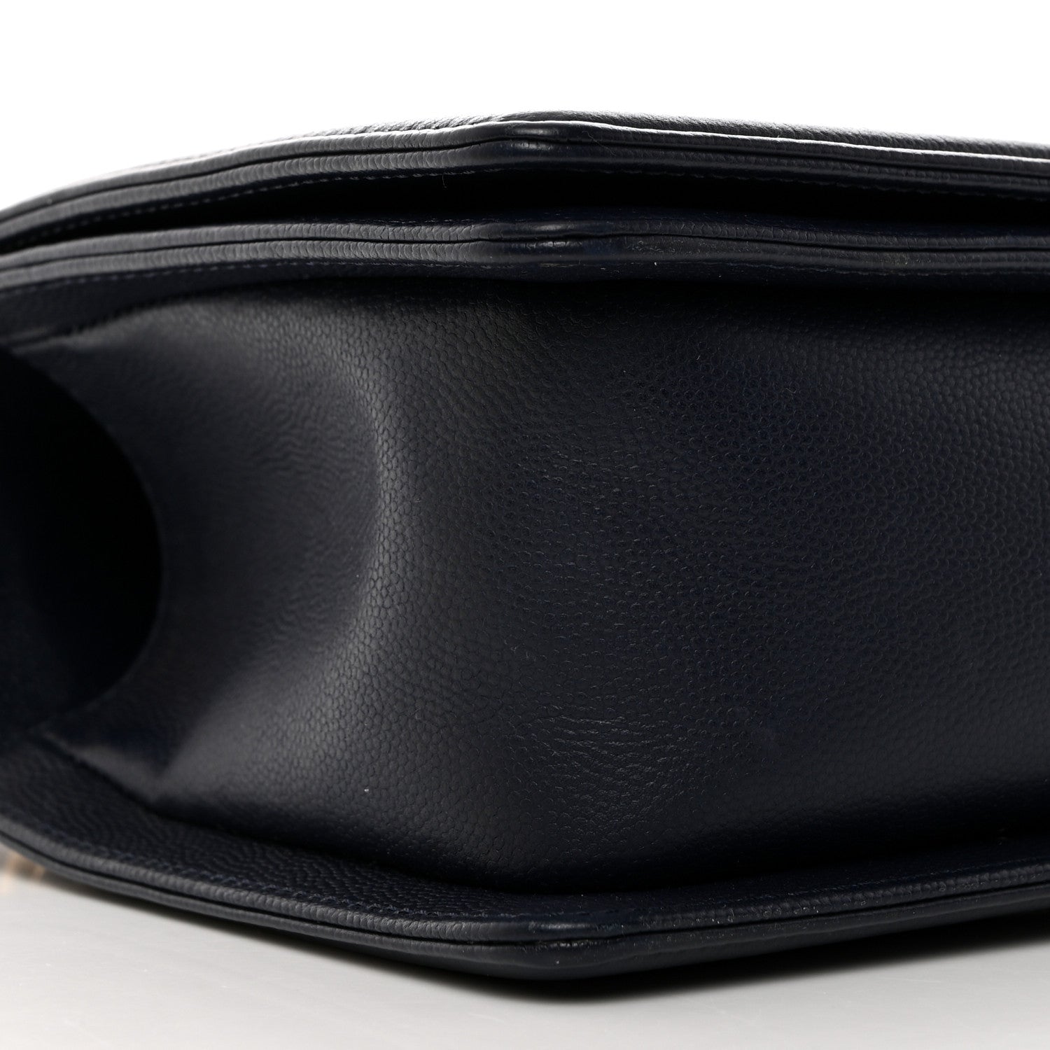 Chanel Caviar Quilted Medium Boy Flap Navy 9 of 10