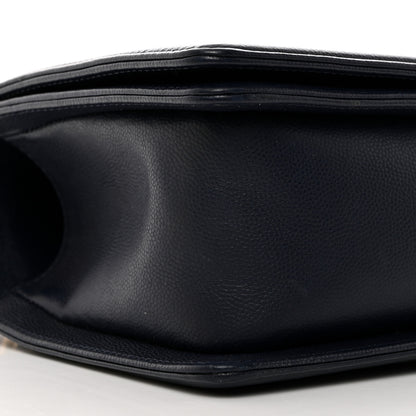 Chanel Caviar Quilted Medium Boy Flap Navy 9 of 10
