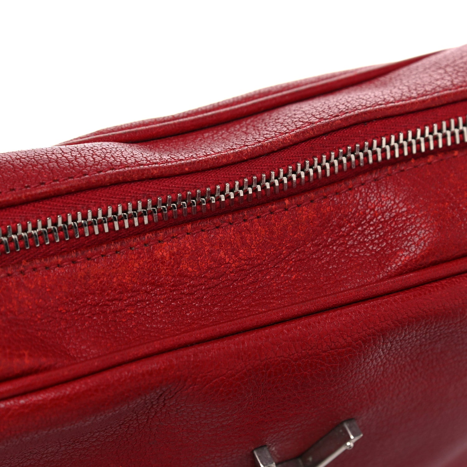 Saint Laurent Lambskin Monogram Lou Camera Bag Eros Red 19 of 23