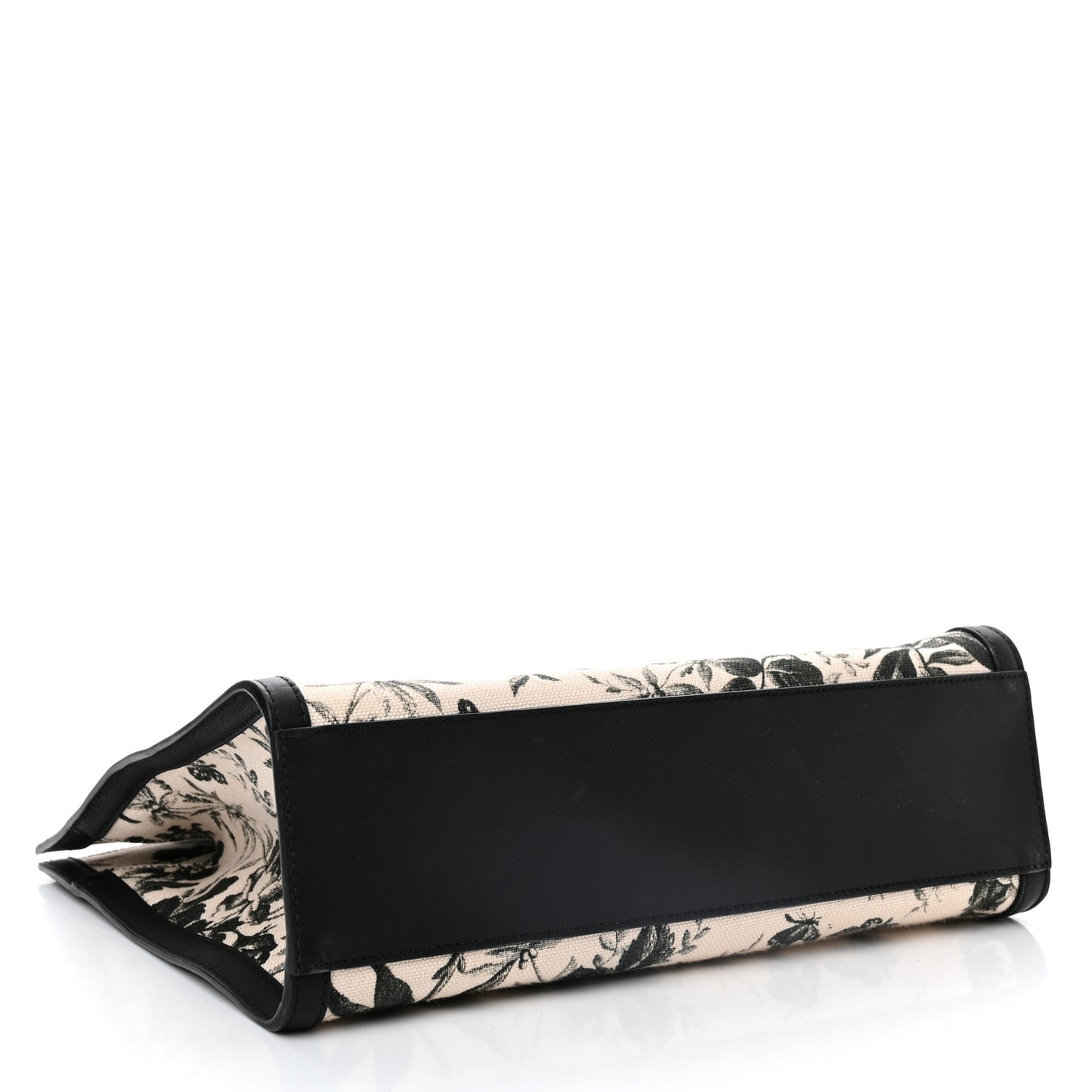 Canvas Herbarium Print Tote Black