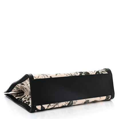 Gucci Canvas Herbarium Print Tote Black 3 of 16