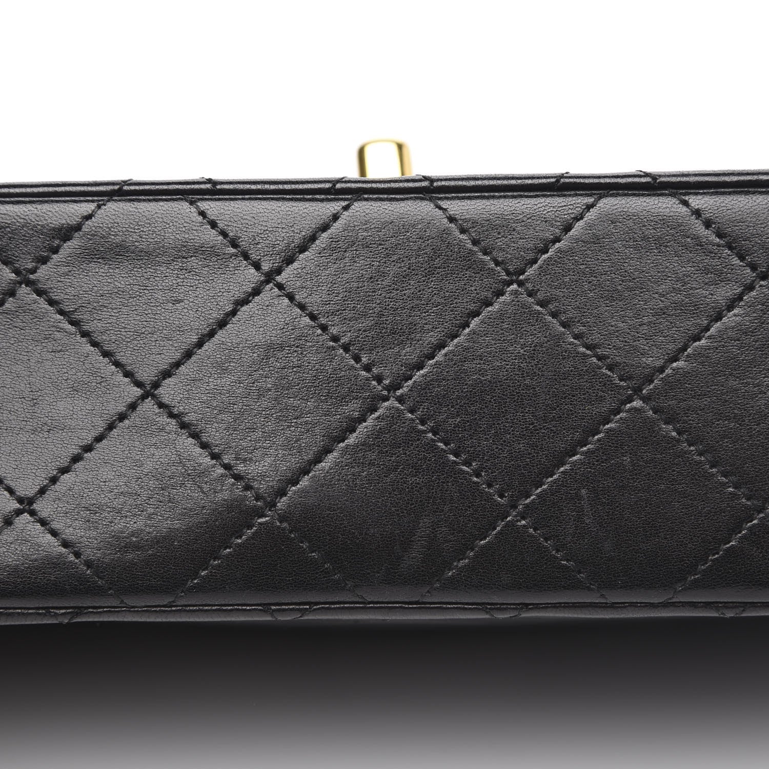 Chanel Lambskin Quilted Small Double Flap Black 12 of 15