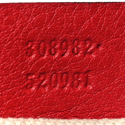 Gucci Pebbled Calfskin Medium Soho Chain Shoulder Bag Tabasco Red 7 of 13
