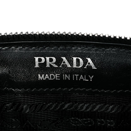 Prada Soft Calfskin Impunture Diagramme Belt Bag Black 6 of 11