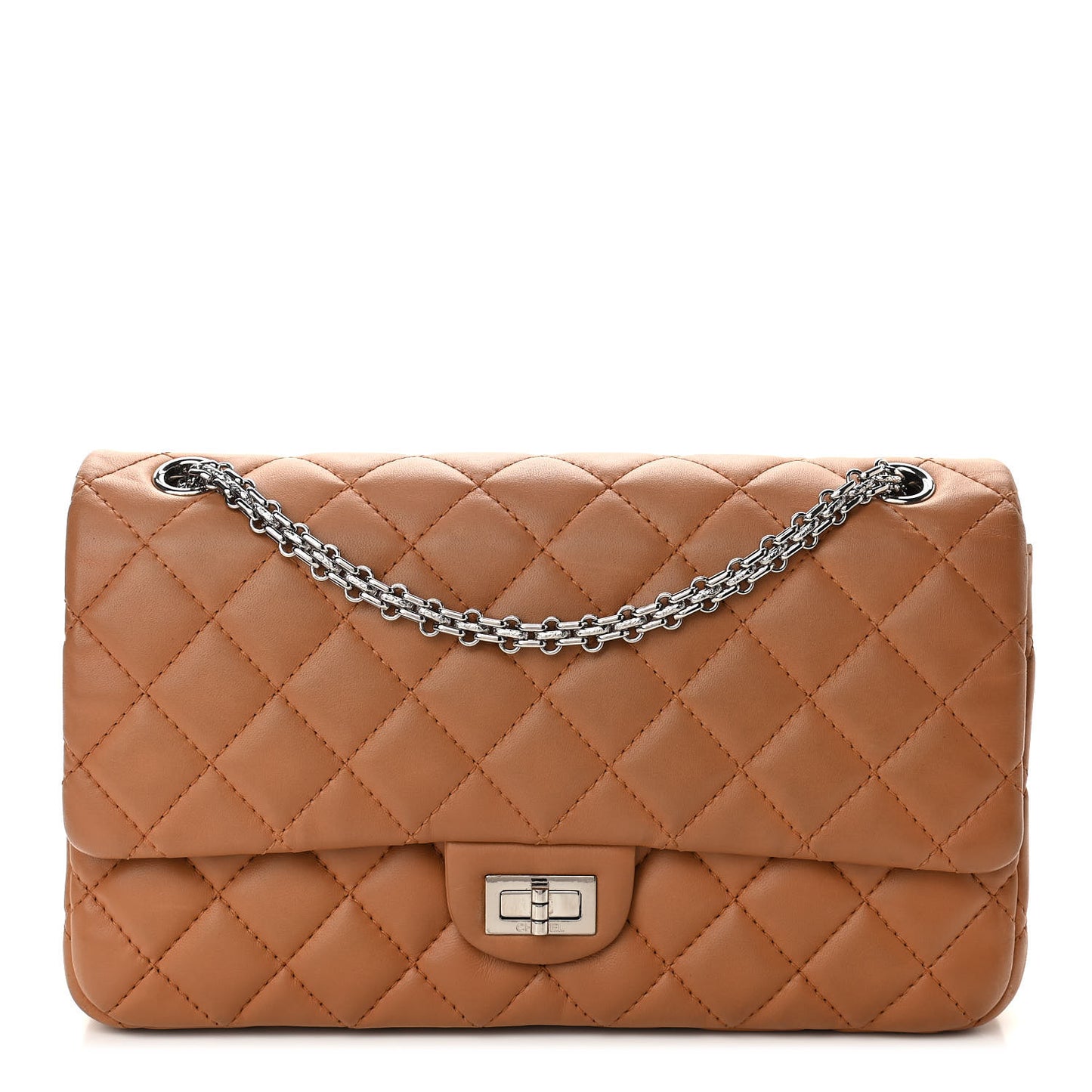 Lambskin Quilted 2.55 Reissue 226 Flap Dark Beige
