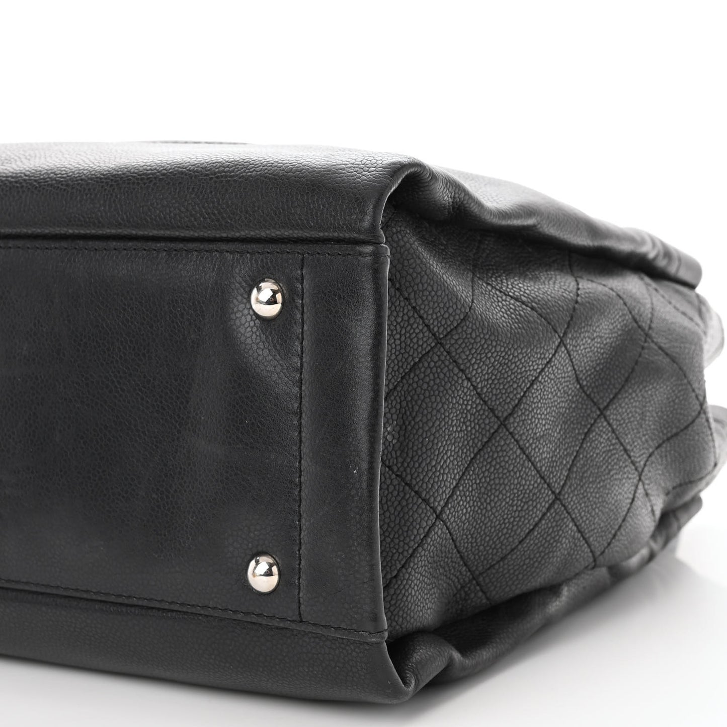 Caviar Executive Cerf Shopper Tote Black