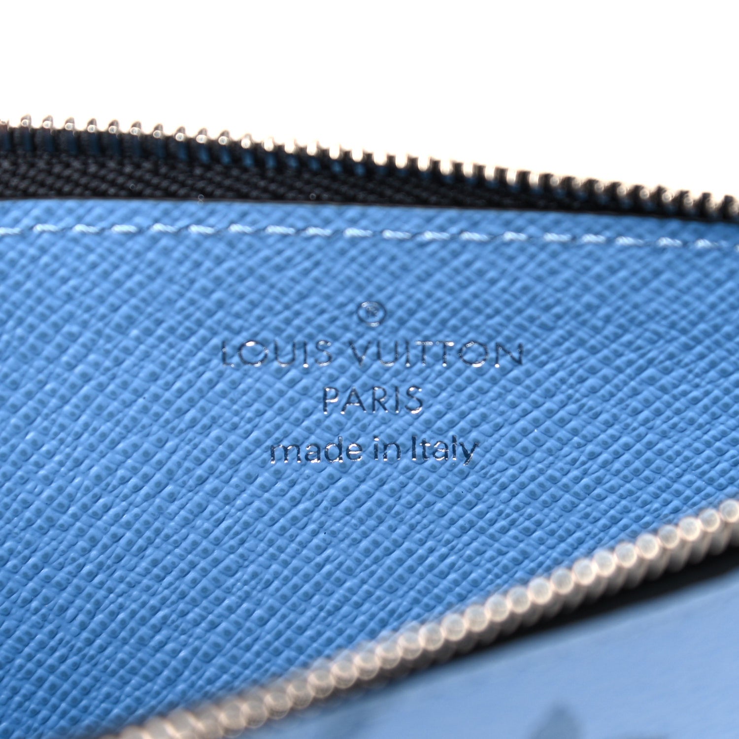 Louis Vuitton Taigarama Coin Card Holder Denim 6 of 8