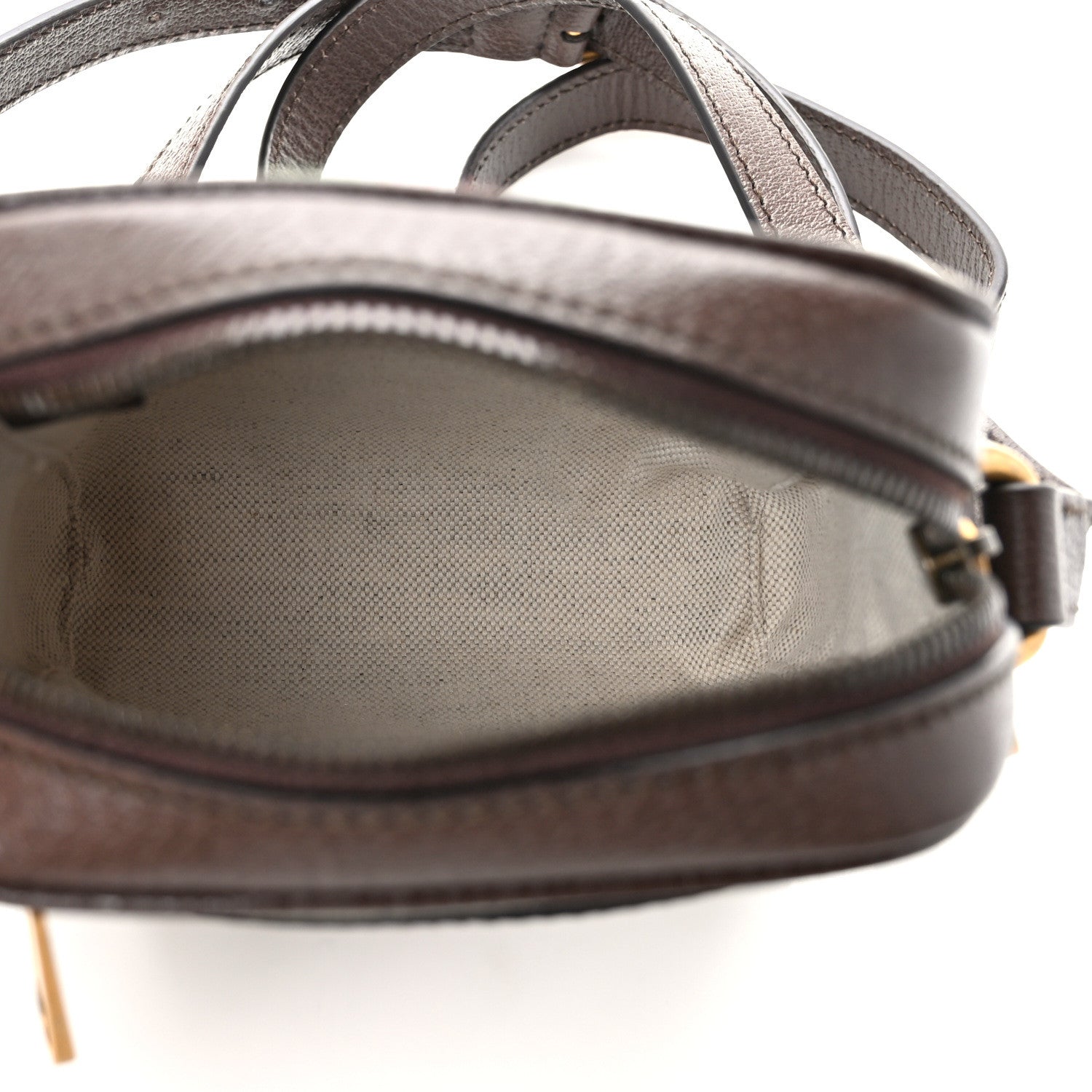 Gucci GG Supreme Monogram Web Mini Ophidia Messenger Brown 5 of 9