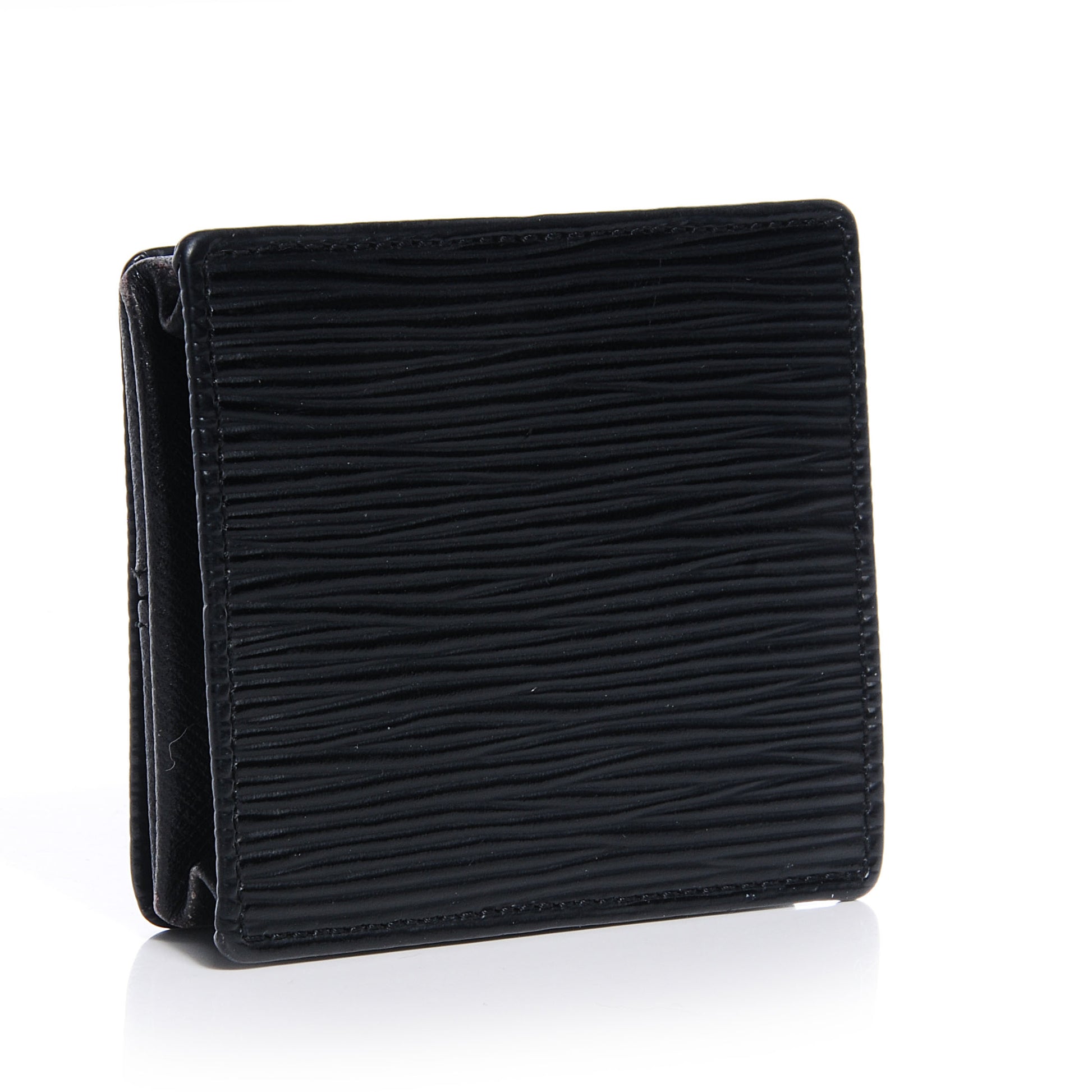 Louis Vuitton Epi Porte-Monnaie Boite Coin Purse Black 3 of 7