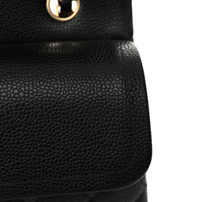 Chanel Caviar Quilted Medium Double Flap Black 11 of 12