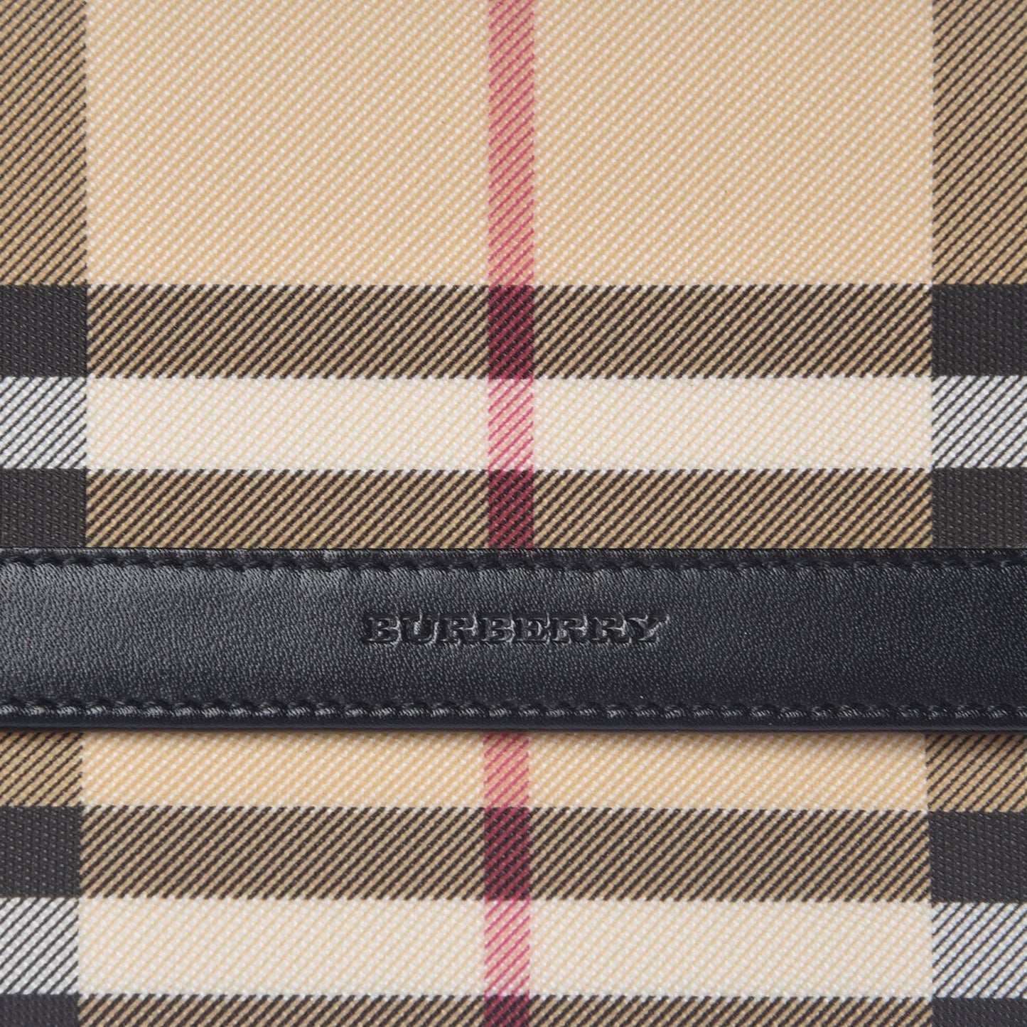 House Check Continental Wallet Black