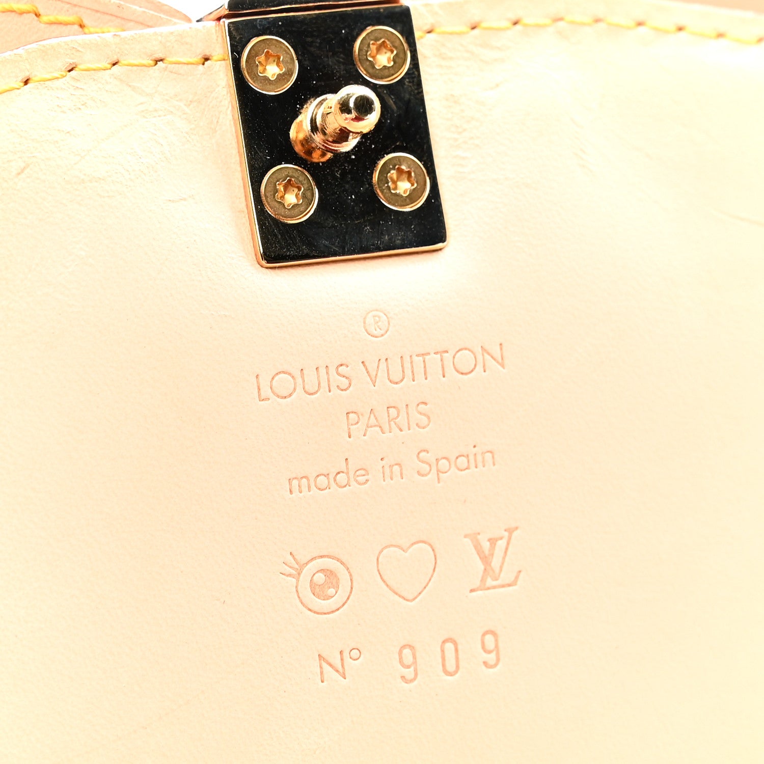 Louis Vuitton Monogram Multicolor Murakami Eye Love You White 6 of 17