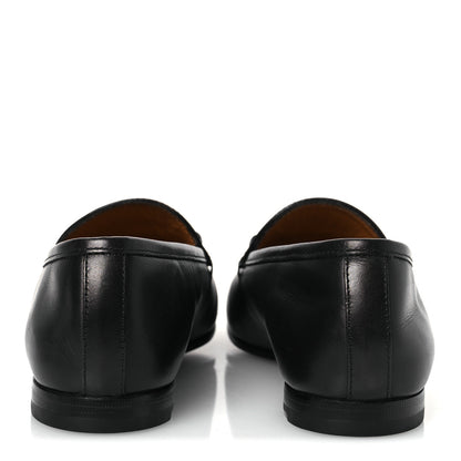 Gucci Calfskin Womens Jordaan Loafers 35.5 Black 6 of 13