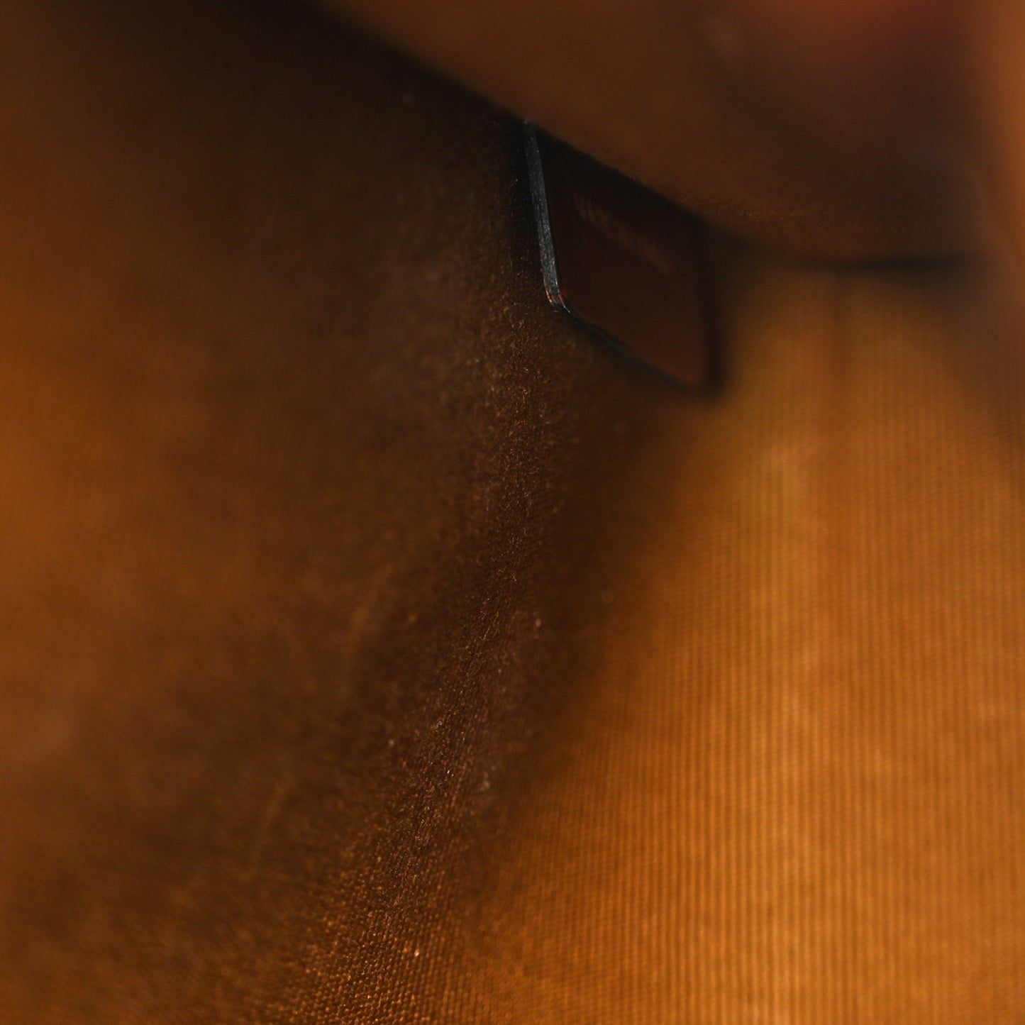 Triomphe Canvas Calfskin Mini Vertical Cabas Tan