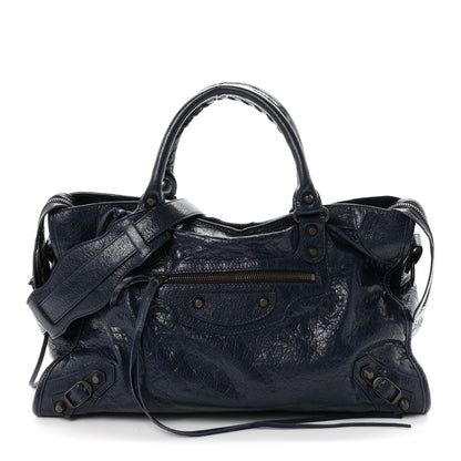 Balenciaga Agneau Classic Hardware City Bleu Obscur 1 of 11