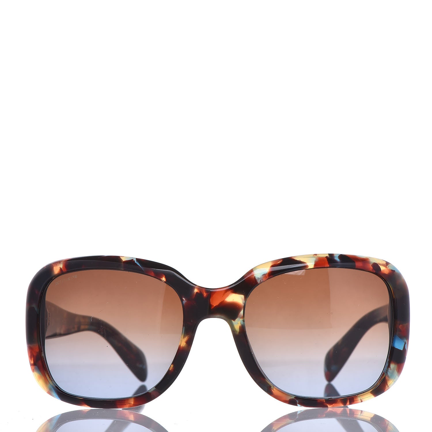 Prada Sunglasses SPR 17P Tortoise Blue 3 of 7