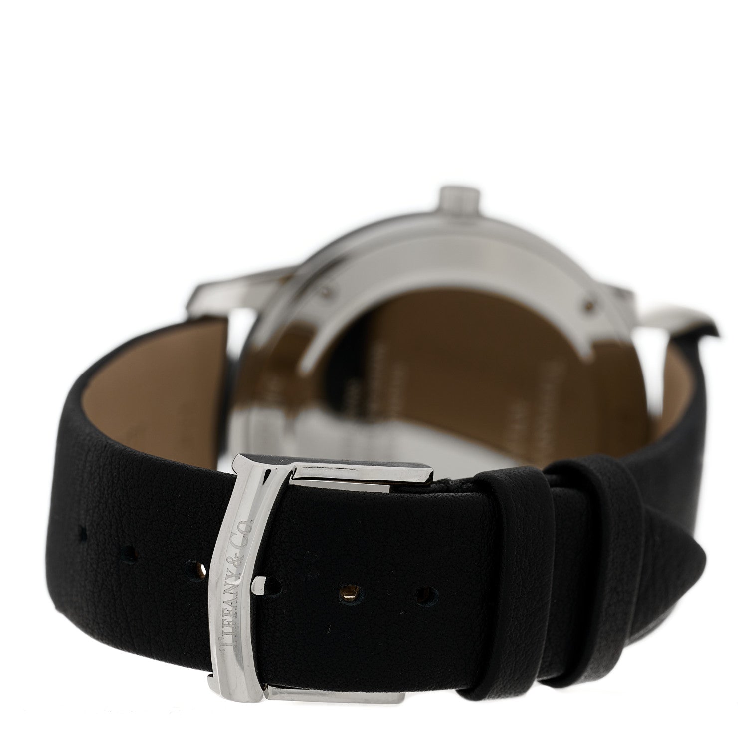 Tiffany Stainless Steel Calfskin 37mm Atlas 2-Hand Quartz Watch 3 of 4