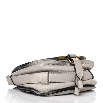 Chloe Calfskin Mini Marcie Round Crossbody Bag Cashmere Grey 3 of 10