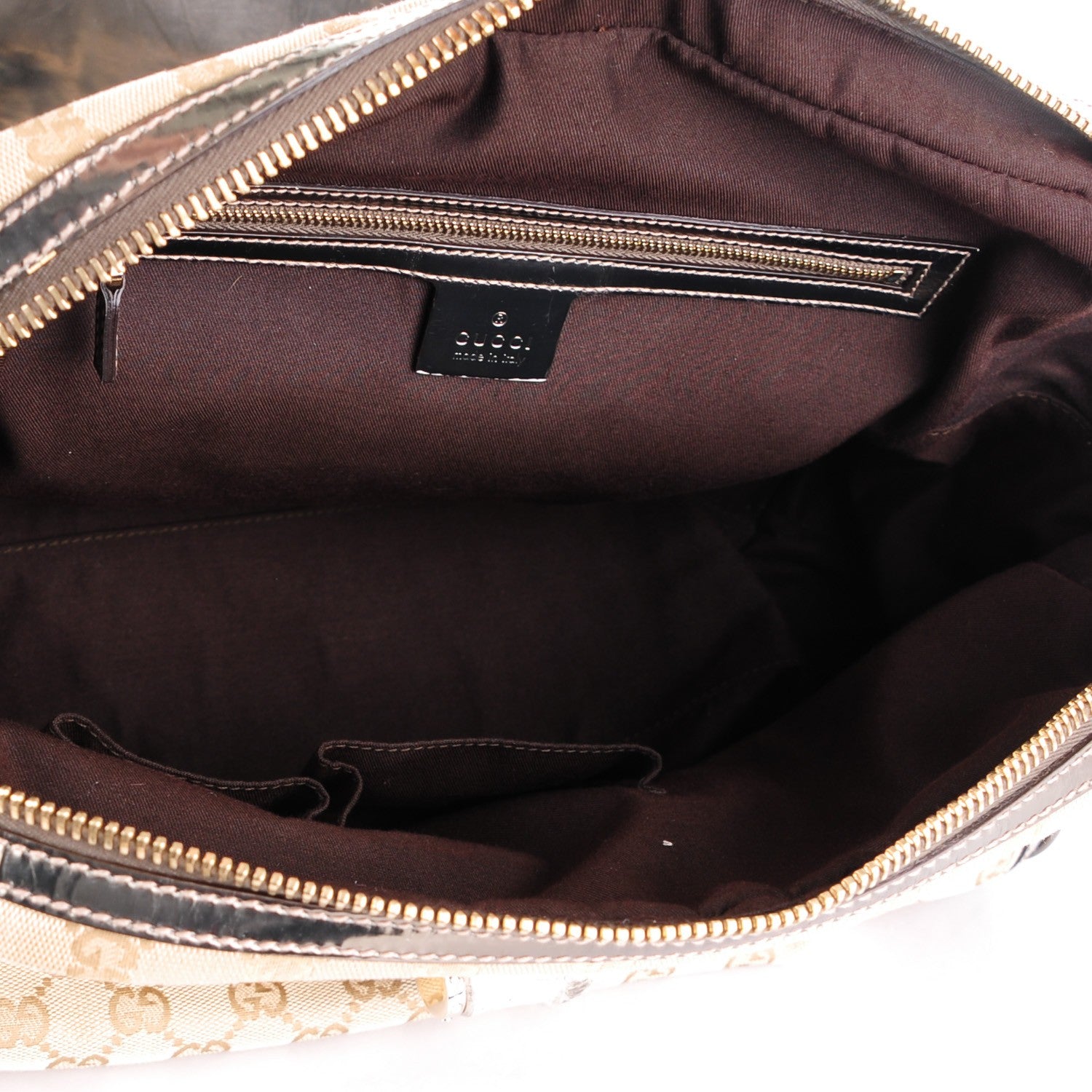 Gucci Monogram Large Pop Bamboo Top Handle Tote Pewter 5 of 7