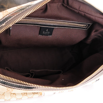 Gucci Monogram Large Pop Bamboo Top Handle Tote Pewter 5 of 7