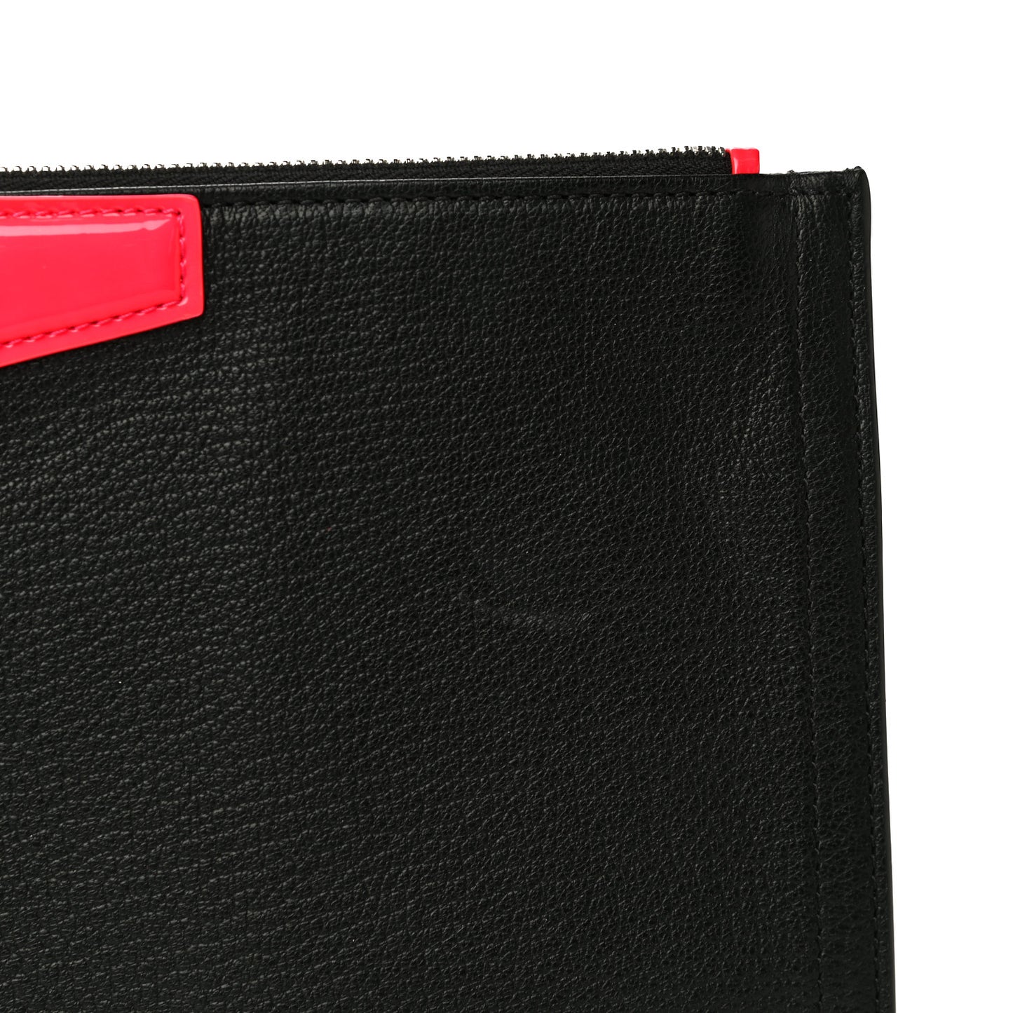 Sugar Goatskin Medium Antigona Pouch Black