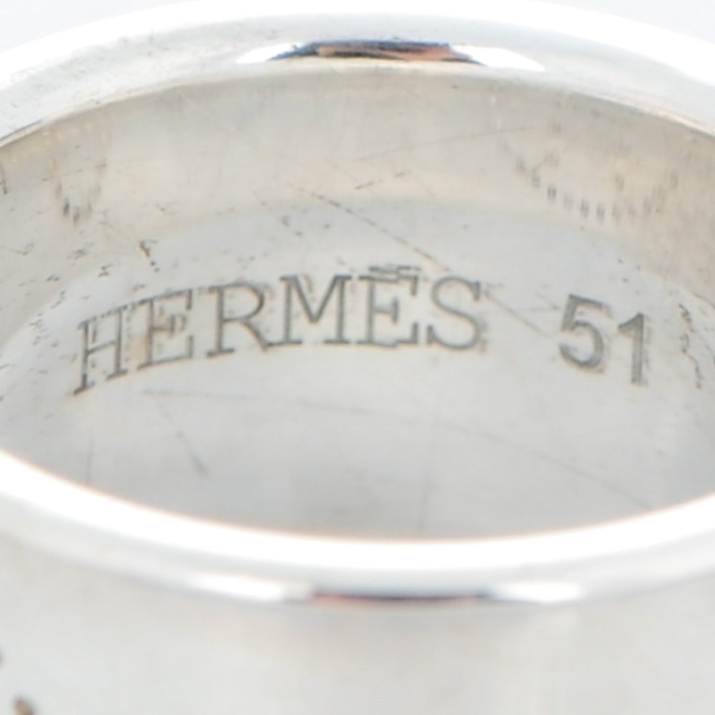 Sterling Silver Eclipse Ruban Ring GM 51 5.75