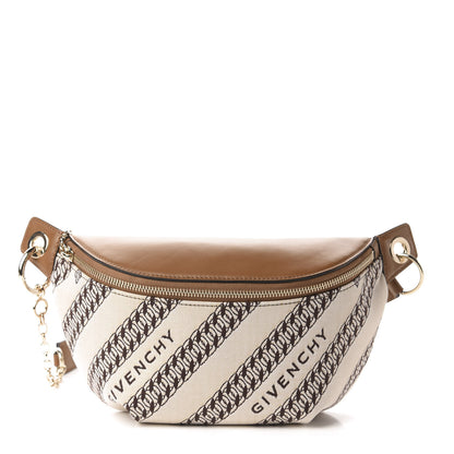 Givenchy Calfskin Canvas Bond Belt Bag Beige 1 of 11