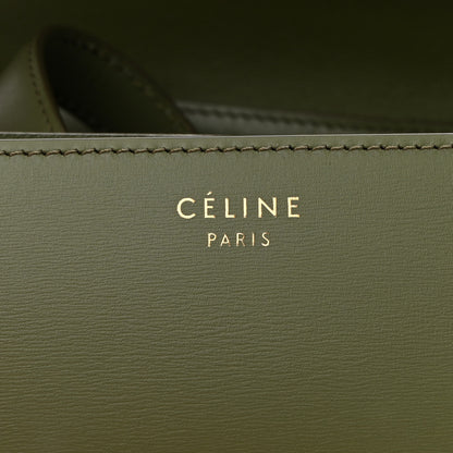 Celine Box Calfskin Classic Box Medium Flap Bag Army Green 5 of 9