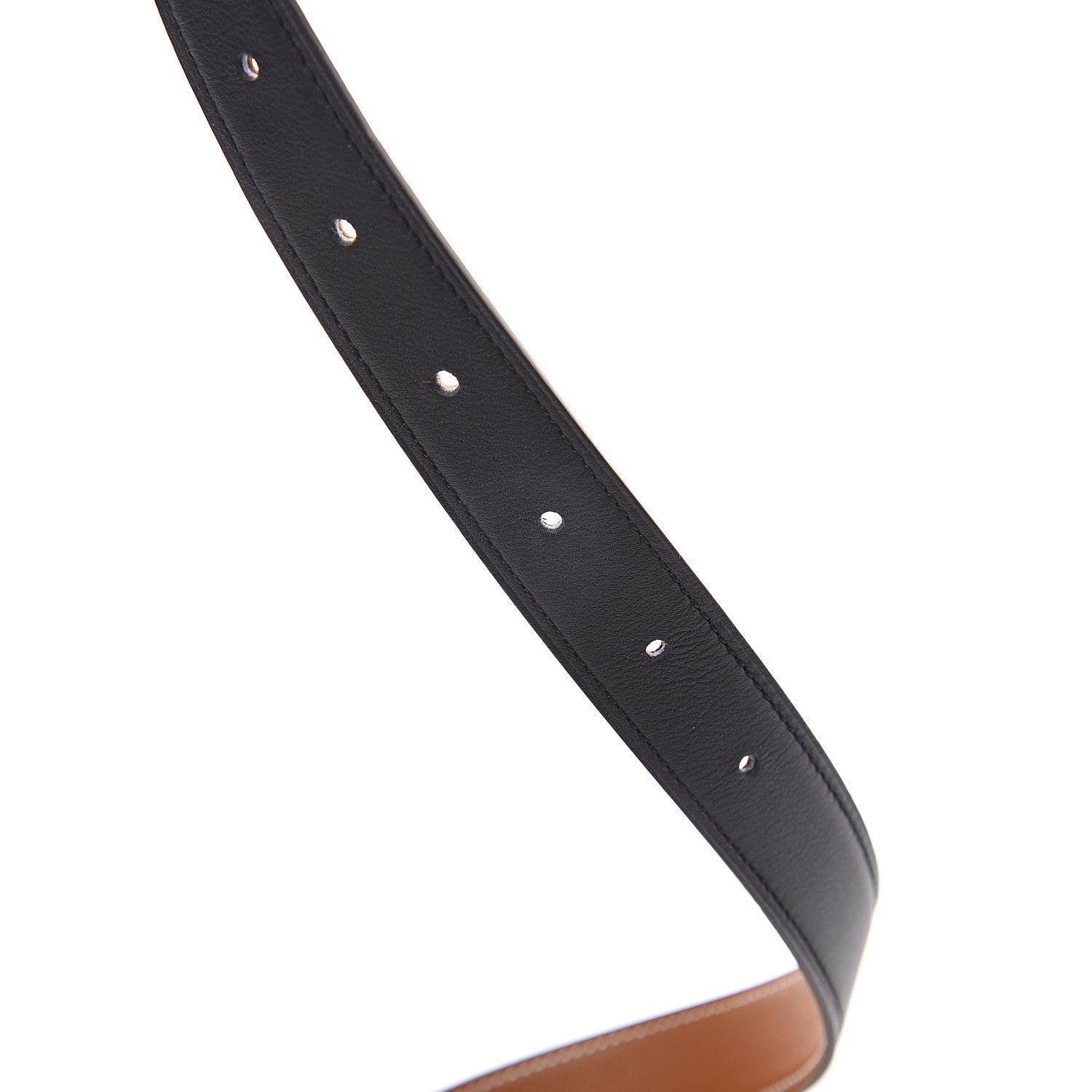 Hermes Swift Epsom 24mm Mini Constance H Belt 85 Black Gold 5 of 5
