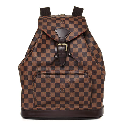 Louis Vuitton Damier Ebene Montsouris GM Backpack 1 of 13