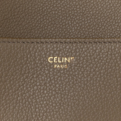 Celine Soft Grained Calfskin Sangle Bucket Bag Taupe 6 of 10