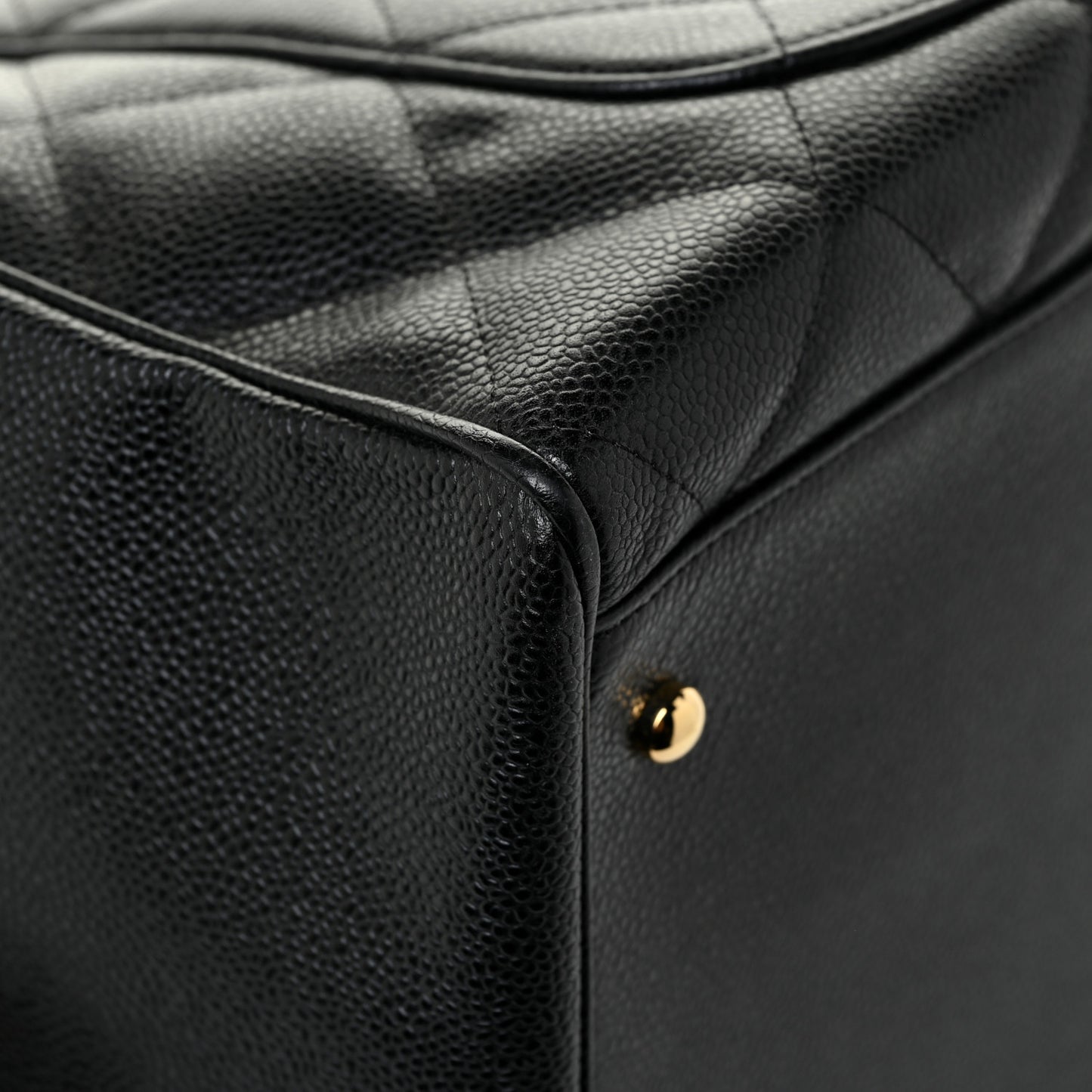 Caviar Quilted Timeless XL Weekender Bag Black