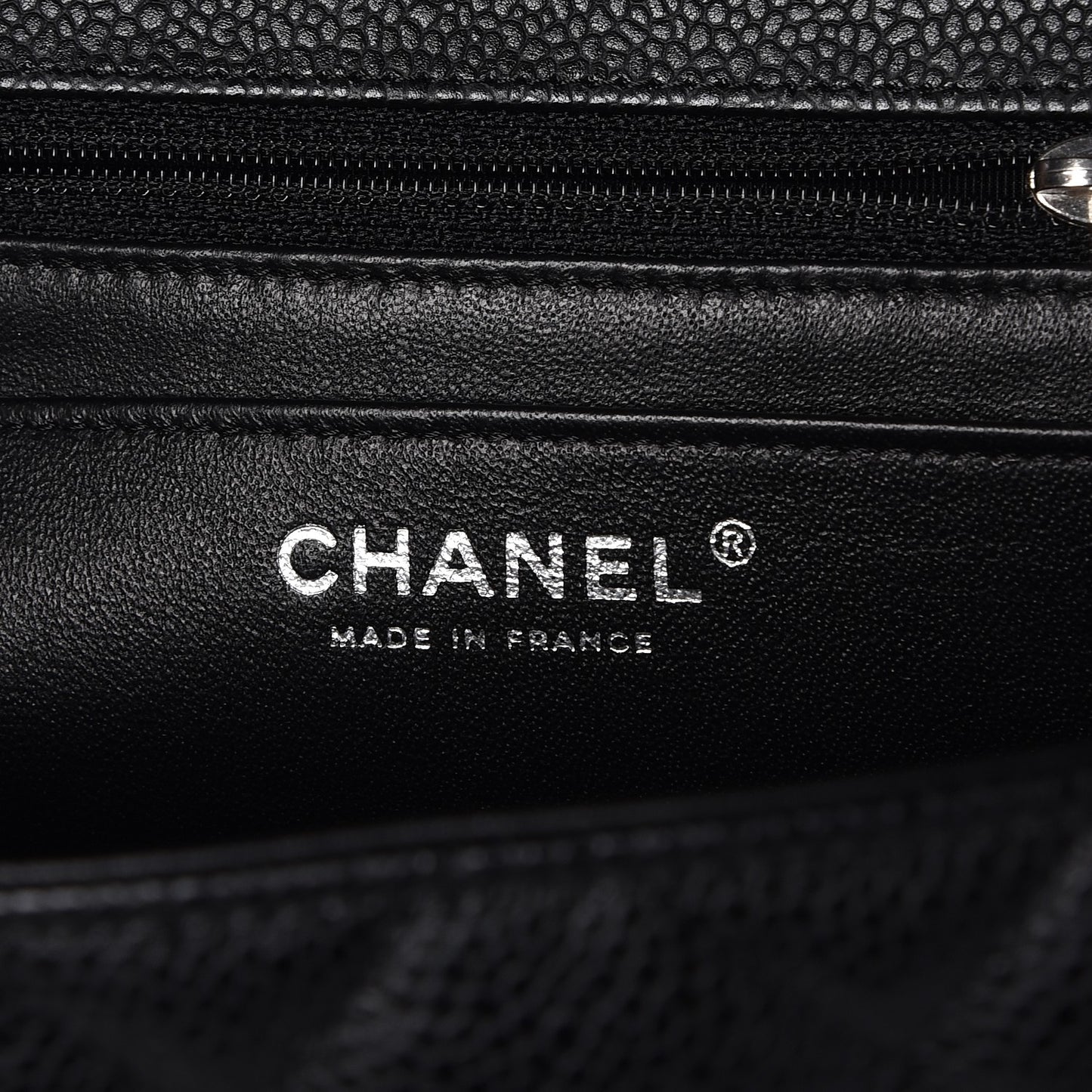 Caviar Quilted Maxi Single Flap Black