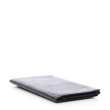 Louis Vuitton Epi Porte Valeurs Checkbook Wallet Black 4 of 14