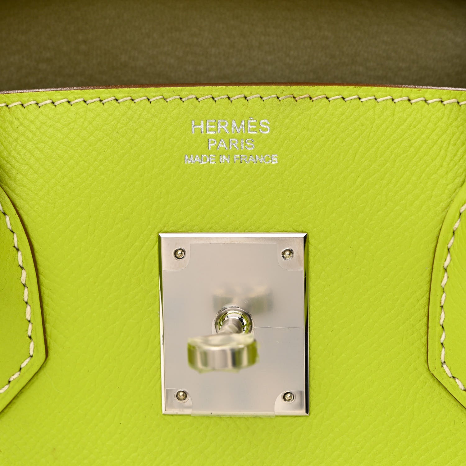 Hermes Epsom Candy Birkin 30 Kiwi Lichen 6 of 15