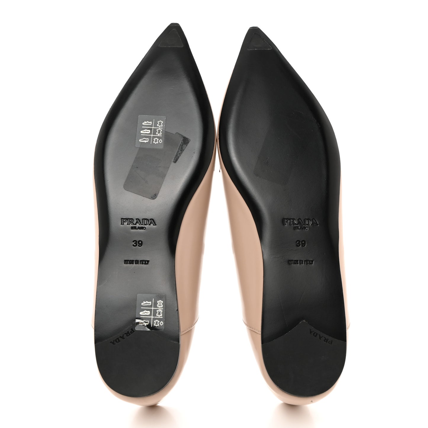 Spazzolato Ballet Flats 39 Cipria