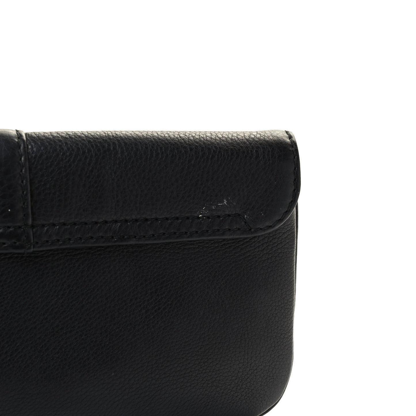 Calfskin Greenwich Clutch Black