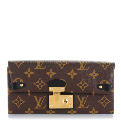 Louis Vuitton Monogram Triangle Wallet Black 1 of 7