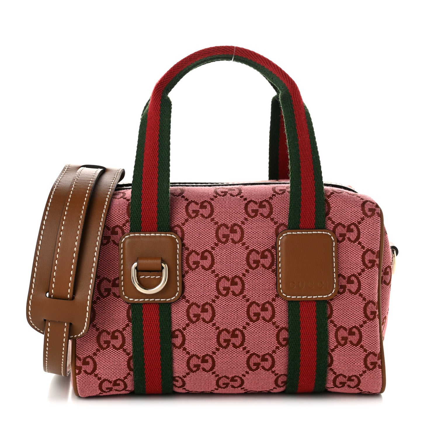 GG Supreme Web Mini GG Top Handle Bag Pink Beige